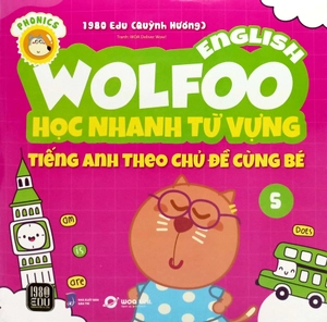 bộ wolfoo english - học nhanh từ vựng tiếng anh theo chủ đề cùng bé 5 - Ảnh 2