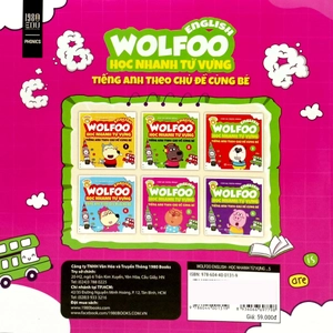 bộ wolfoo english - học nhanh từ vựng tiếng anh theo chủ đề cùng bé 5 - Ảnh 6