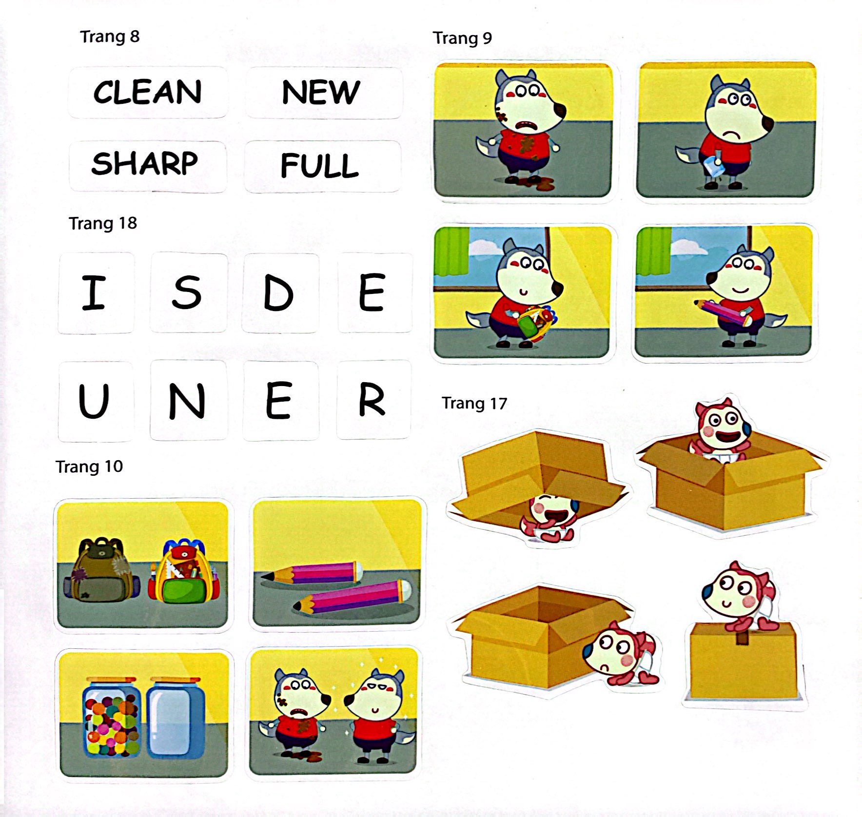 bộ wolfoo english - học nhanh từ vựng tiếng anh theo chủ đề cùng bé 6 - Ảnh 3
