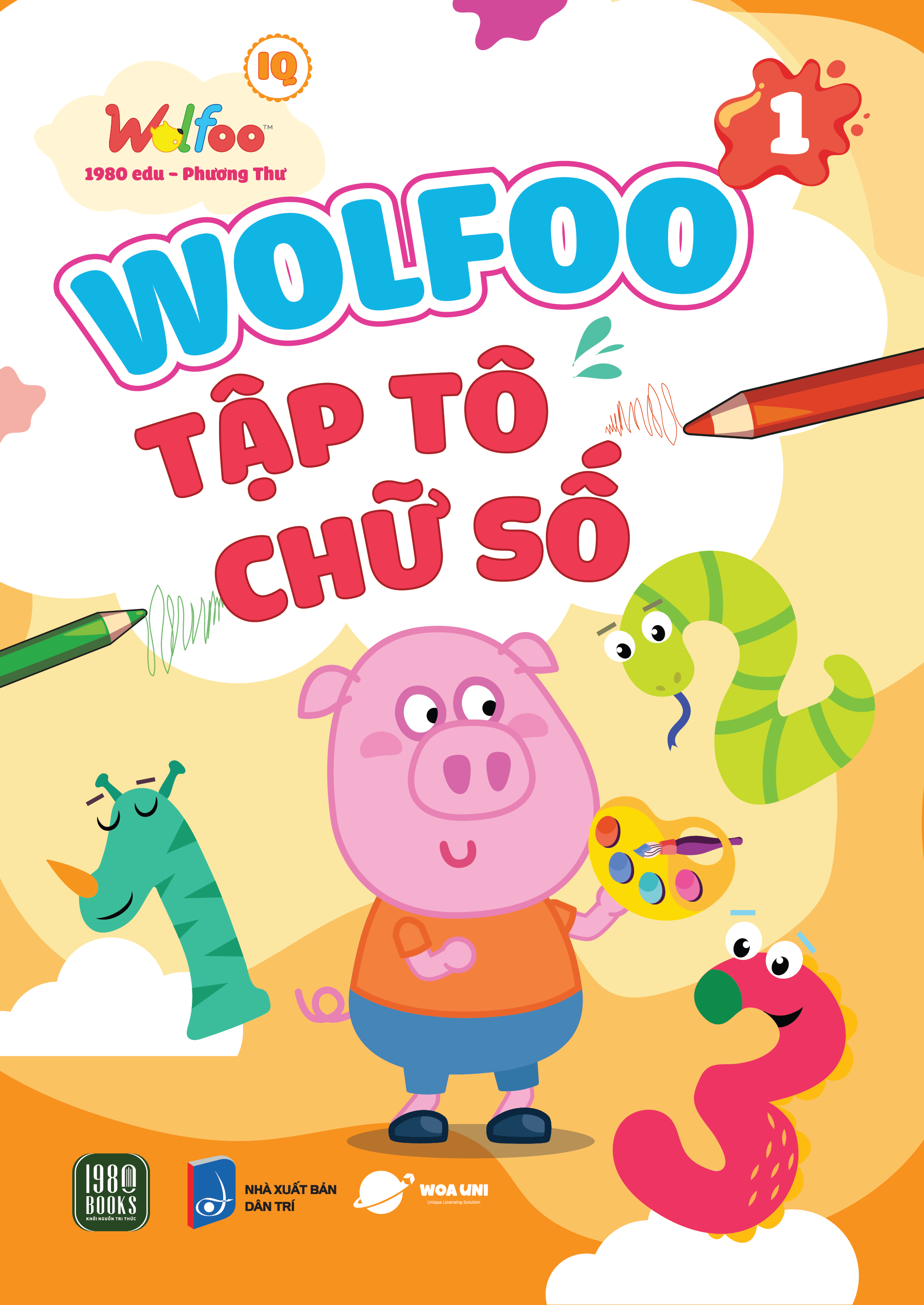 Bộ Wolfoo IQ - Wolfoo Tập Tô Chữ Số - Tập 1 - Ảnh 2
