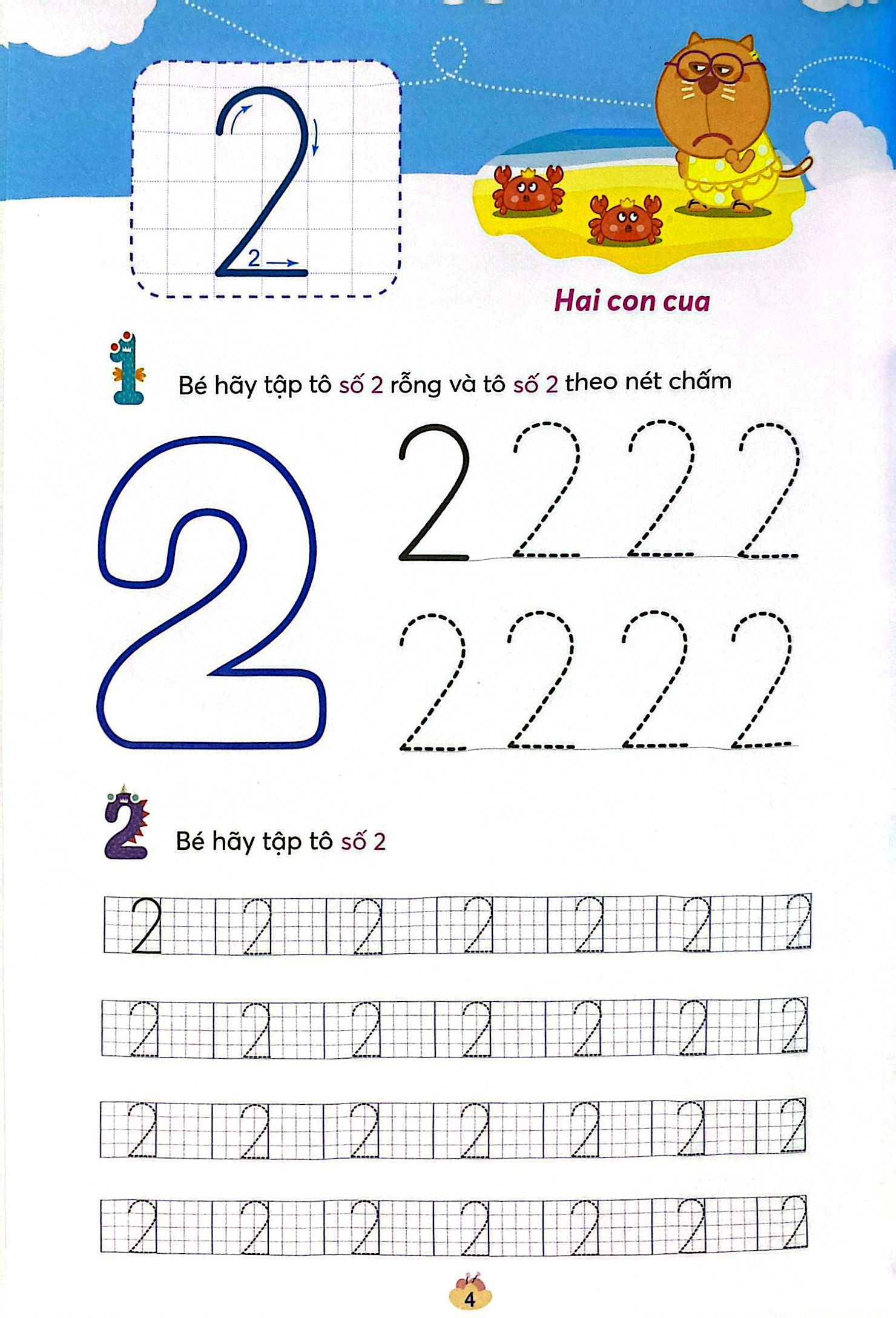 Bộ Wolfoo IQ - Wolfoo Tập Tô Chữ Số - Tập 1 - Ảnh 6