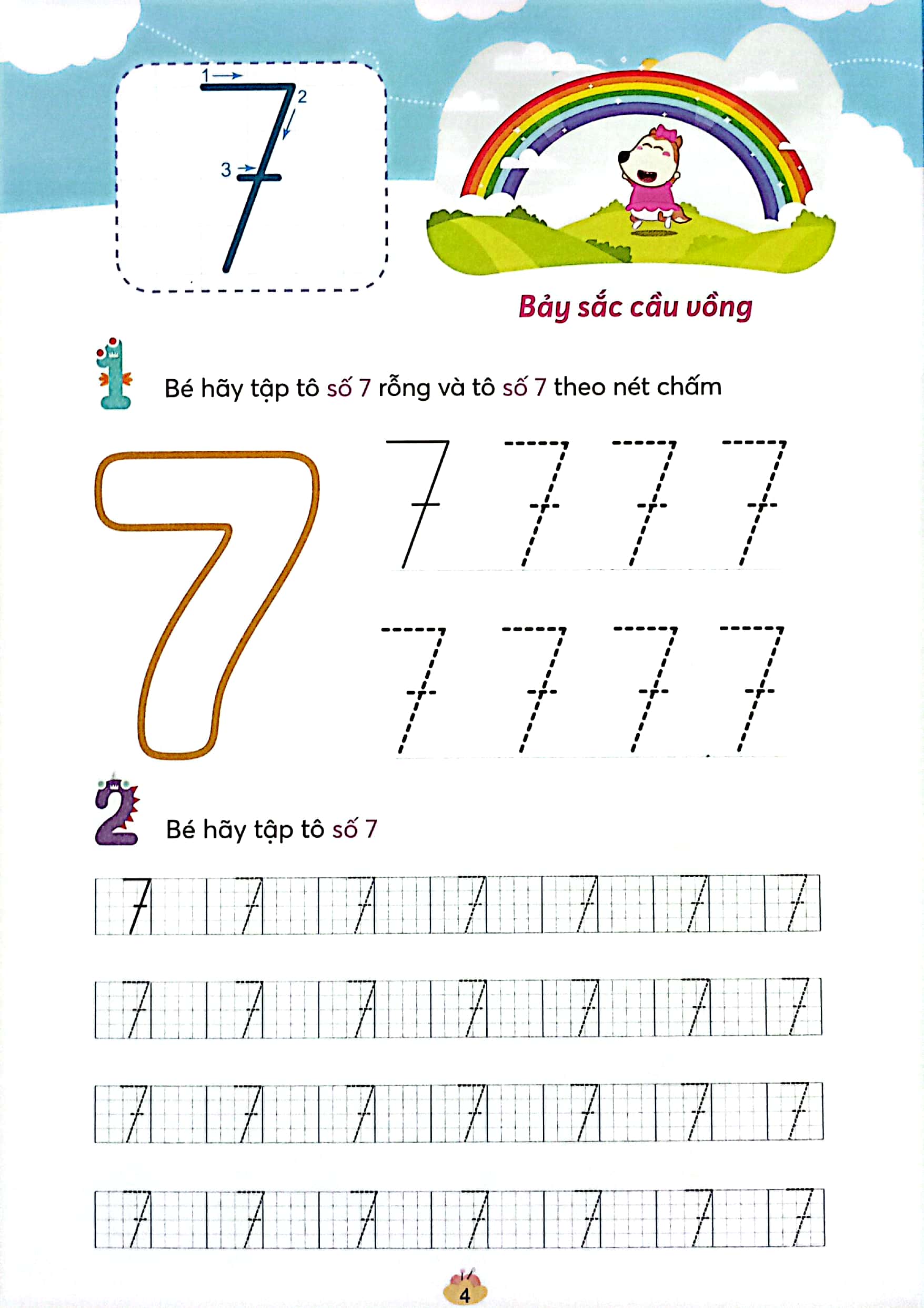 Bộ Wolfoo IQ - Wolfoo Tập Tô Chữ Số - Tập 2 - Ảnh 6