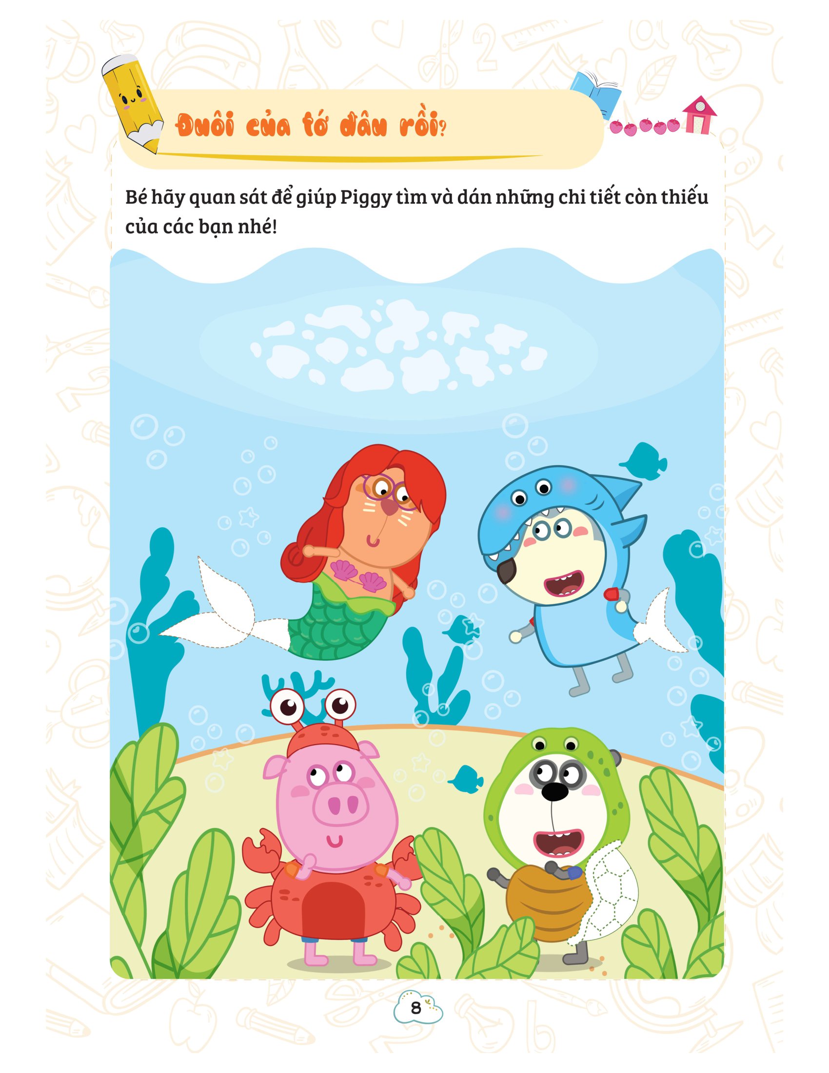 bộ wolfoo khám phá toán học vui - tập 1 - Ảnh 9