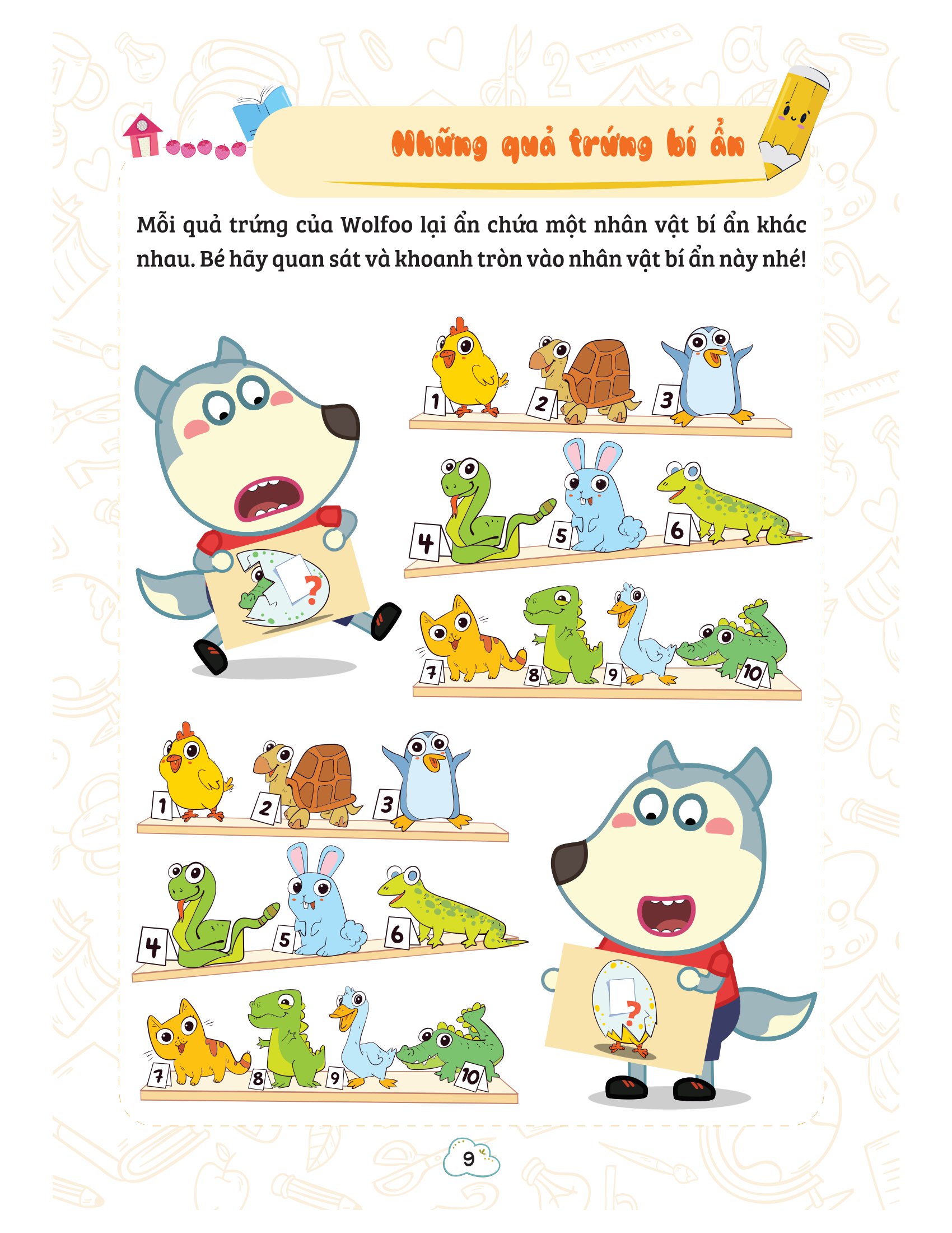 bộ wolfoo khám phá toán học vui - tập 2 - Ảnh 10