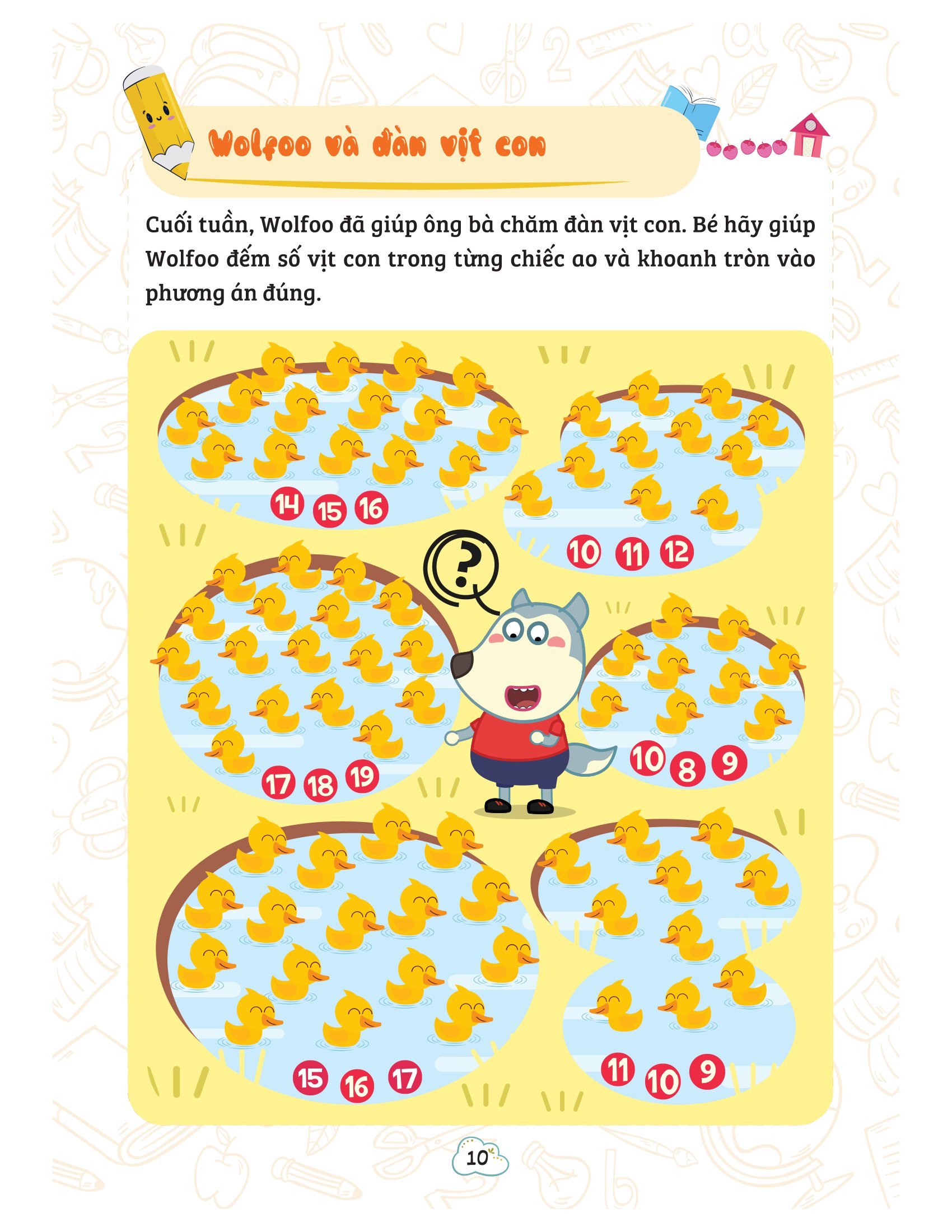 bộ wolfoo khám phá toán học vui - tập 2 - Ảnh 11