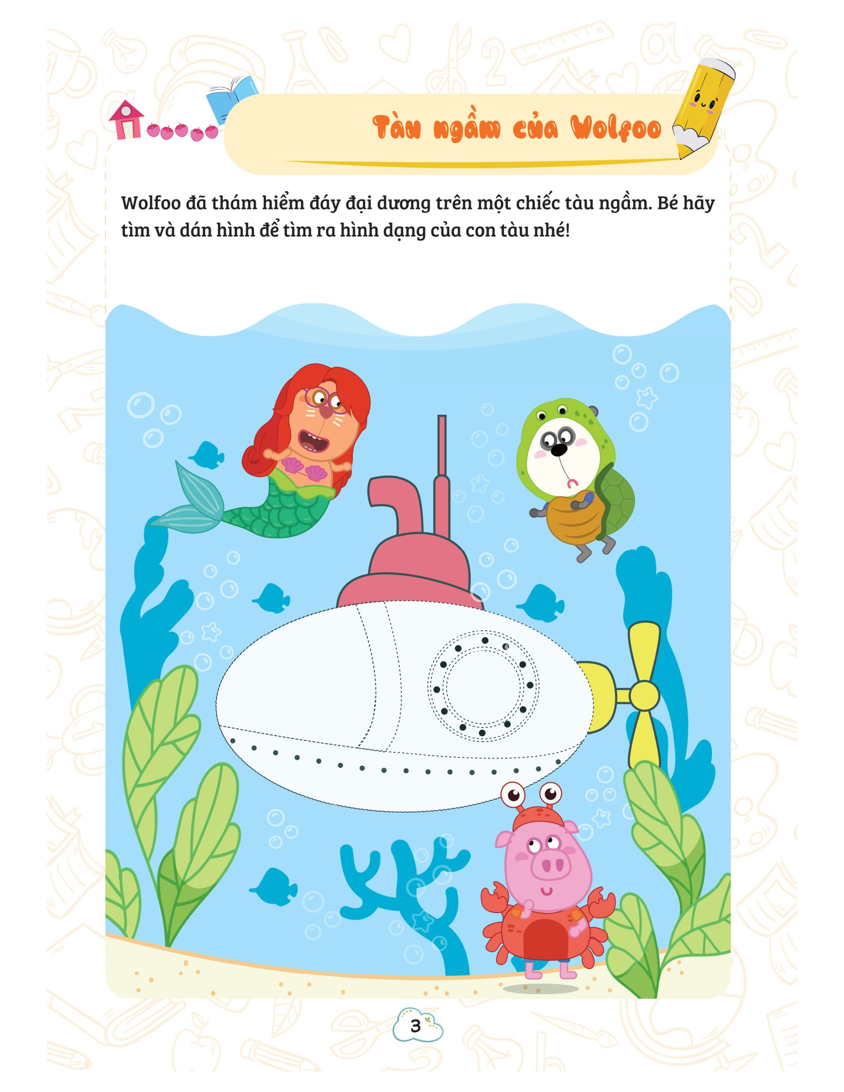 bộ wolfoo khám phá toán học vui - tập 2 - Ảnh 4