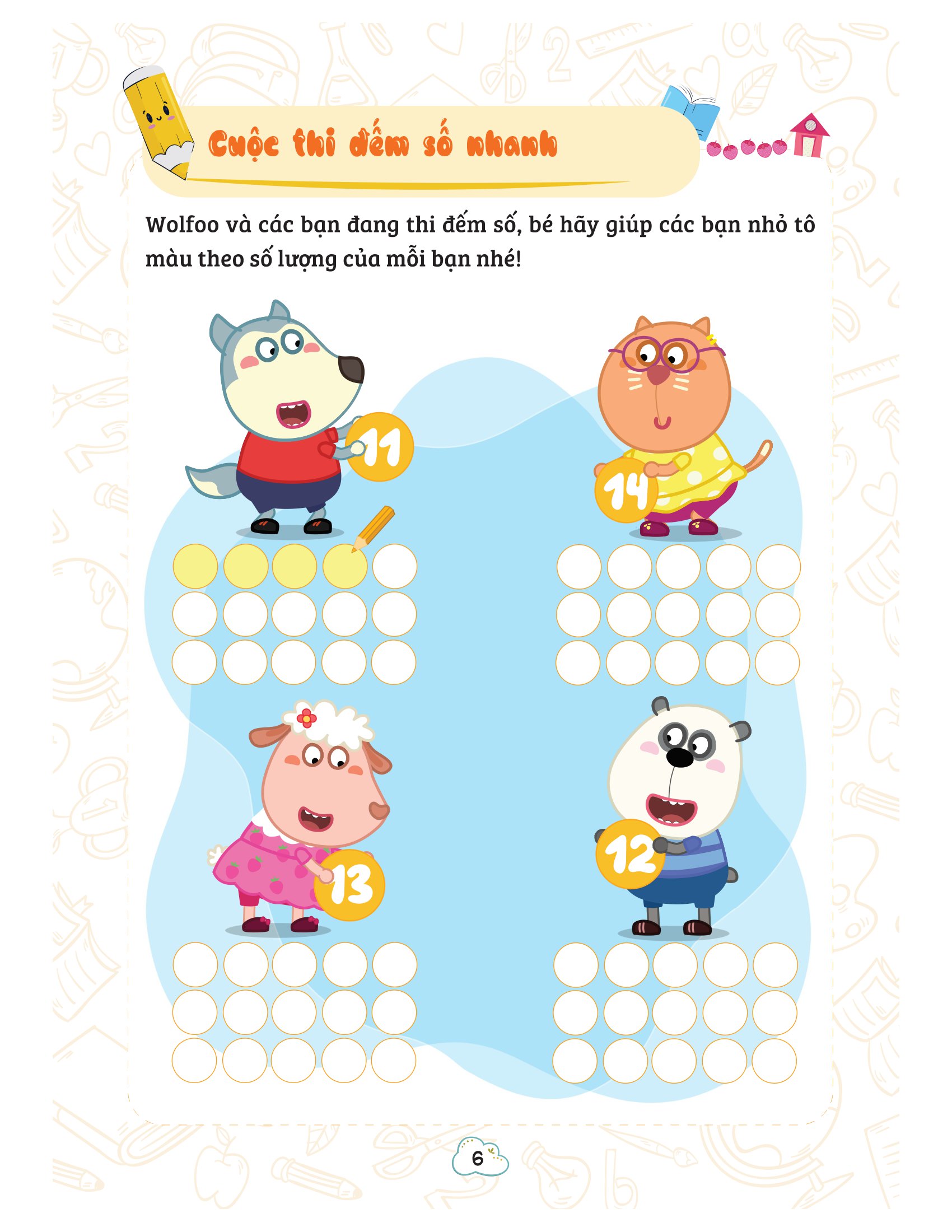 bộ wolfoo khám phá toán học vui - tập 2 - Ảnh 7