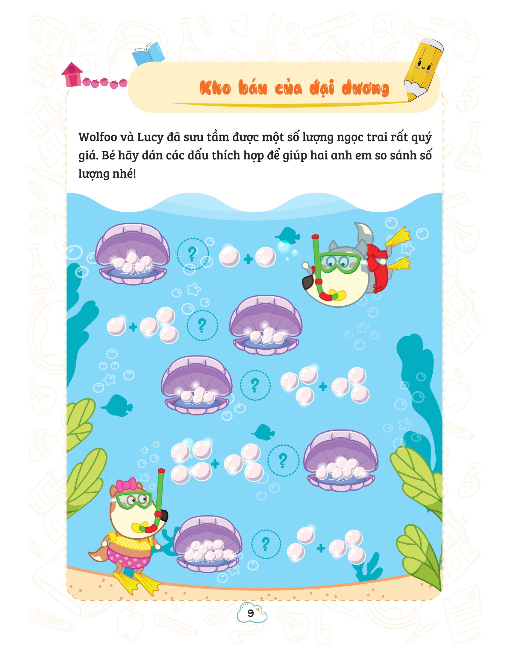 bộ wolfoo khám phá toán học vui - tập 4 - Ảnh 10