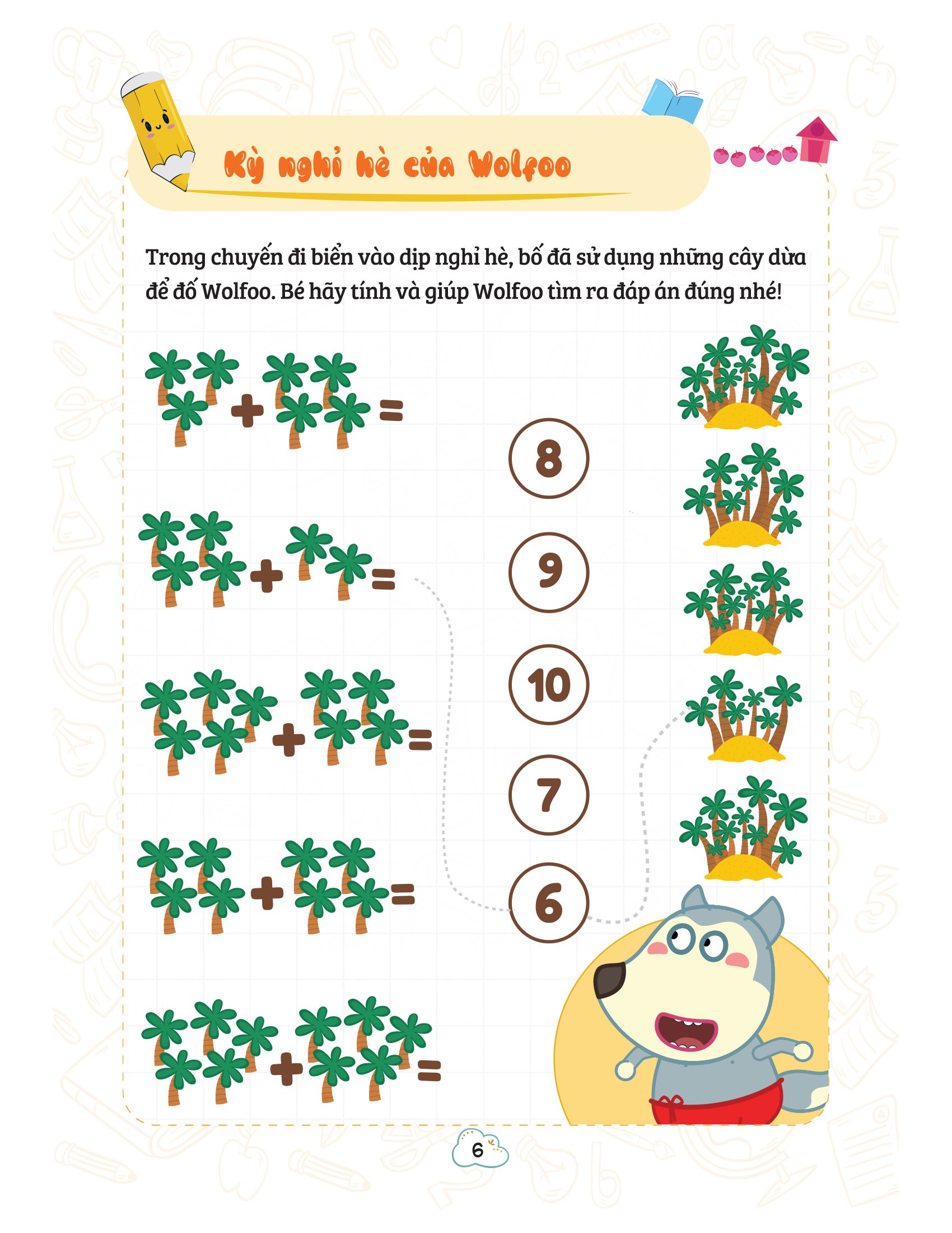 bộ wolfoo khám phá toán học vui - tập 4 - Ảnh 7