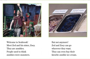 bộ world of reading, level 2: disney zombies 2: call to the wild - Ảnh 4