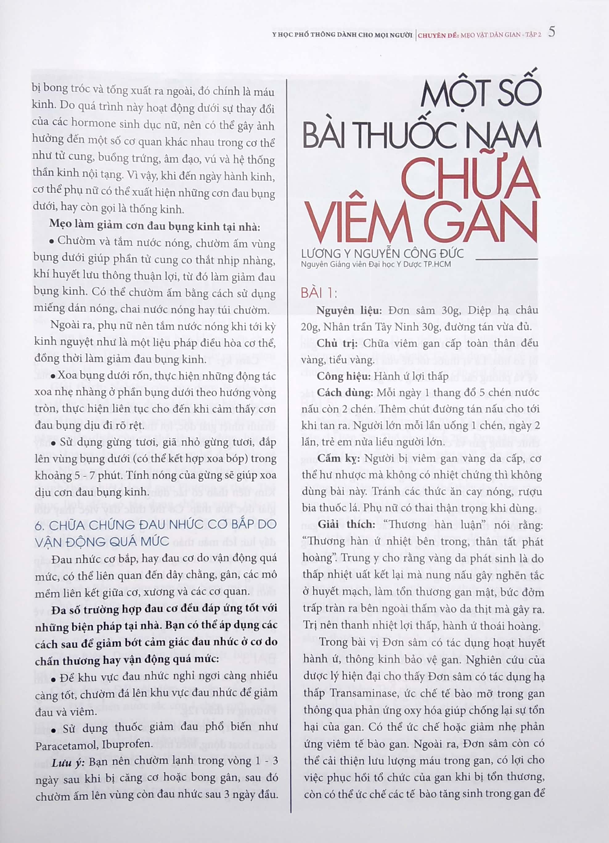 bộ y học phổ thông dành cho mọi người - chuyên đề: mẹo vặt dân gian 2 - Ảnh 6