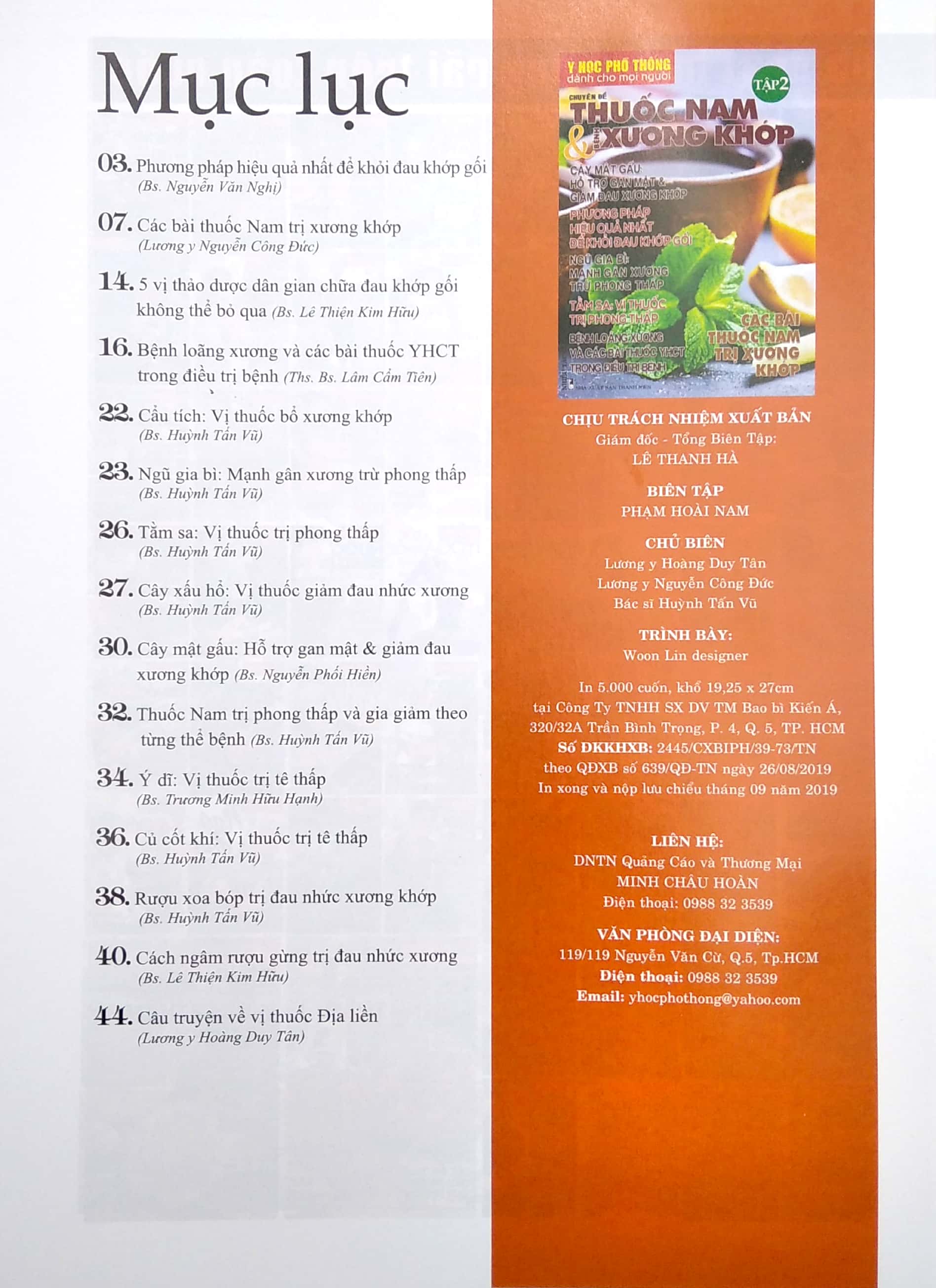 bộ y học phổ thông dành cho mọi người - chuyên đề: thuốc nam và xương khớp 2 - Ảnh 3