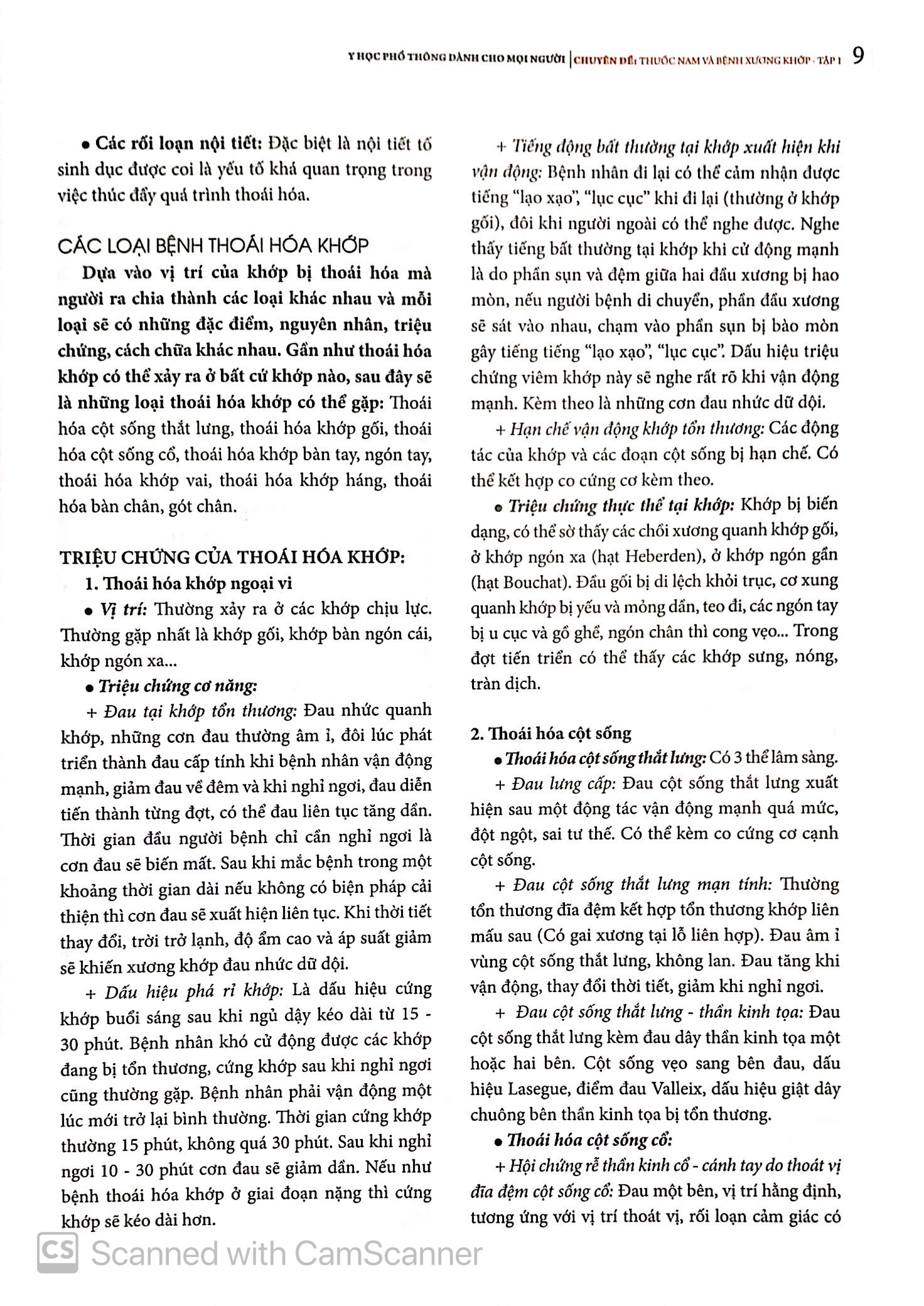 bộ y học phổ thông dành cho mọi người - chuyên đề: thuốc nam và xương khớp - tập 1 - Ảnh 10