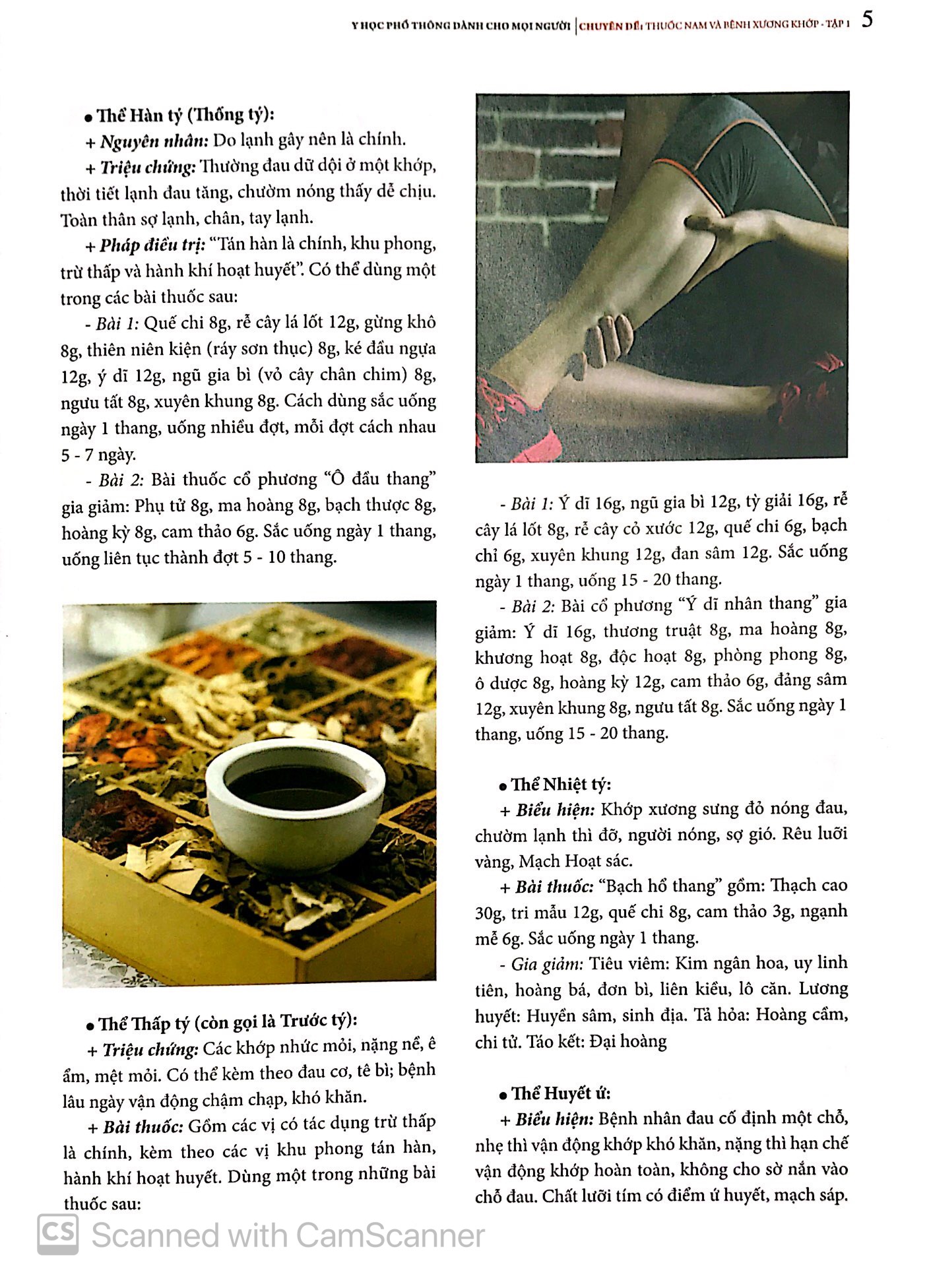 bộ y học phổ thông dành cho mọi người - chuyên đề: thuốc nam và xương khớp - tập 1 - Ảnh 6