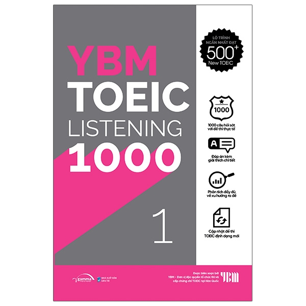 Bộ YBM Actual Toeic Tests LC 1000 - Vol 1