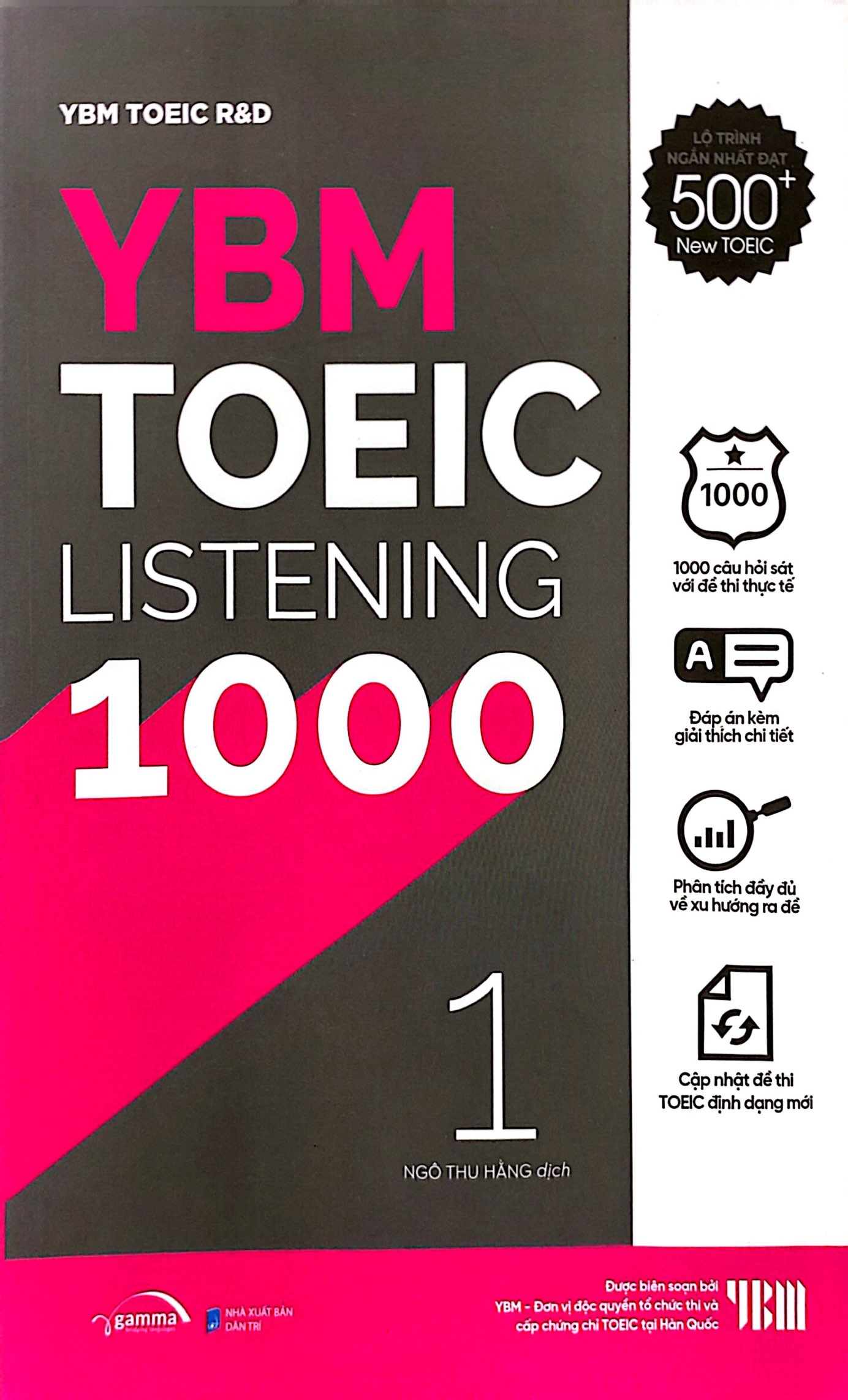 Bộ YBM Actual Toeic Tests LC 1000 - Vol 1 - Ảnh 2