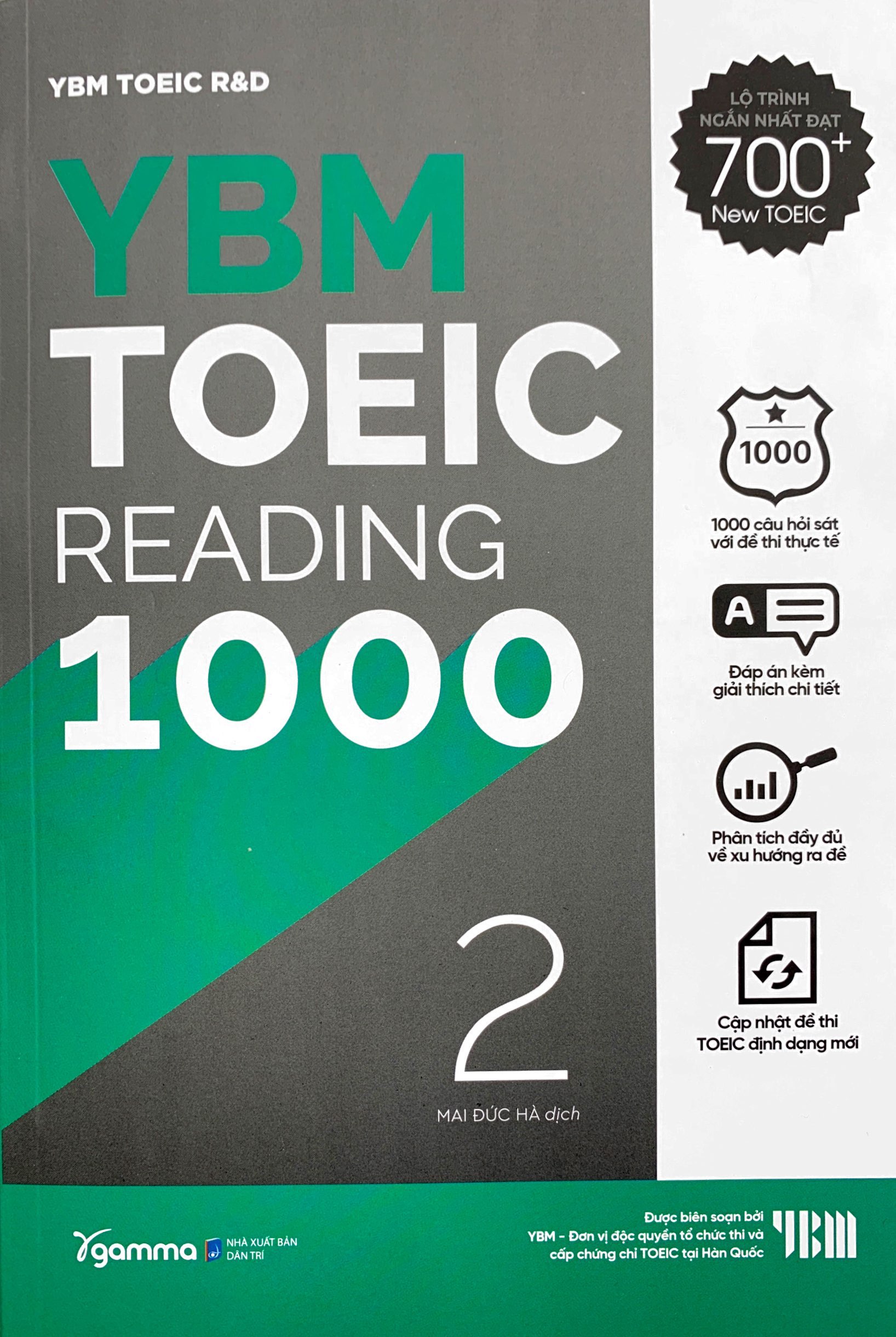 bộ ybm toeic reading 1000 - vol 2 (tái bản) - Ảnh 2