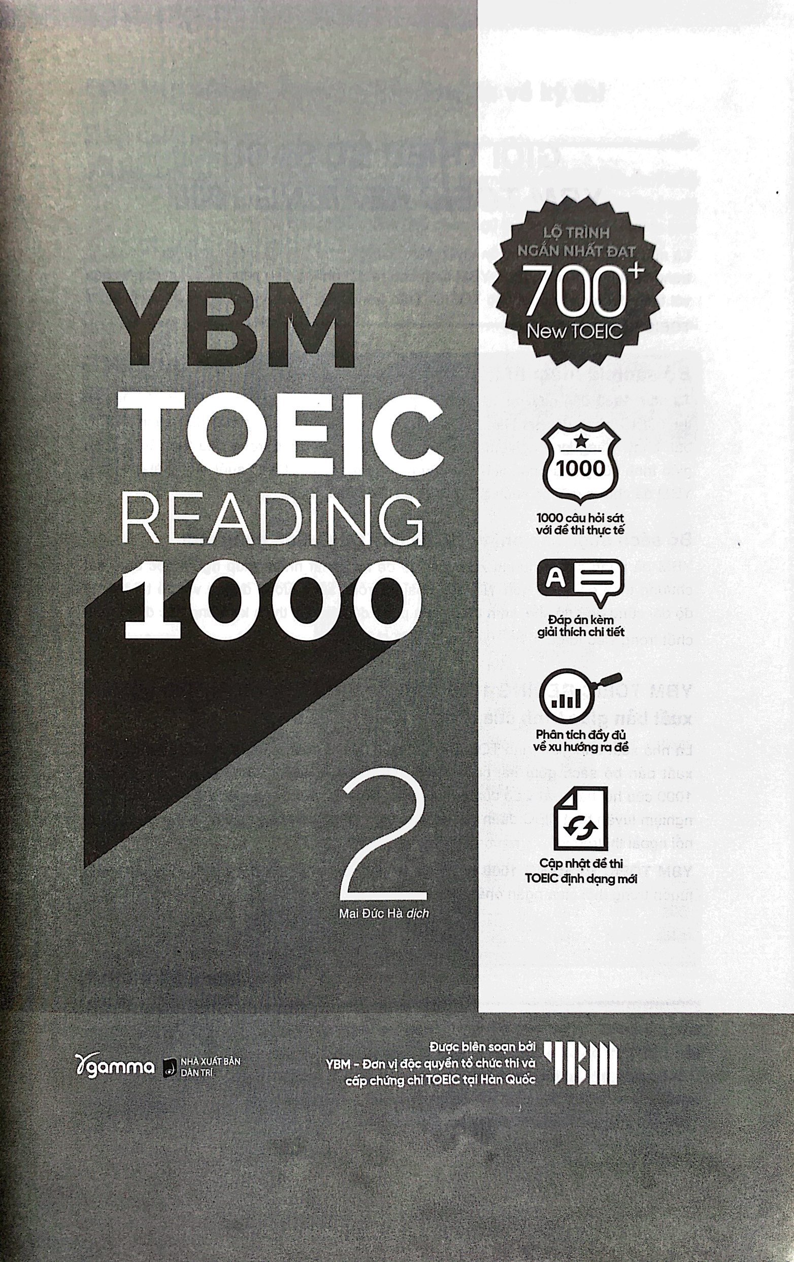 bộ ybm toeic reading 1000 - vol 2 (tái bản) - Ảnh 3