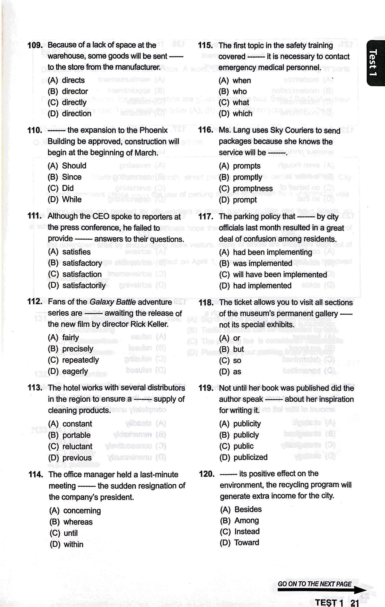 bộ ybm toeic reading 1000 - vol 2 (tái bản) - Ảnh 7