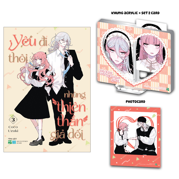 Bộ Yêu Đi Thôi Những Thiên Thần Giả Dối - Tập 3 - Bản Sưu Tầm - Tặng Kèm Photocard + Set 2 Card Bo Góc + Khung Acrylic