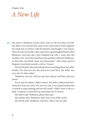 bộ young adult eli readers - robinson crusoe - stage 1 a1 - downloadable audio files - Ảnh 5