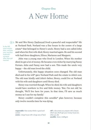 bộ young adult eli readers - sense and sensibility - stage 3 b1 - downloadable audio files - Ảnh 12