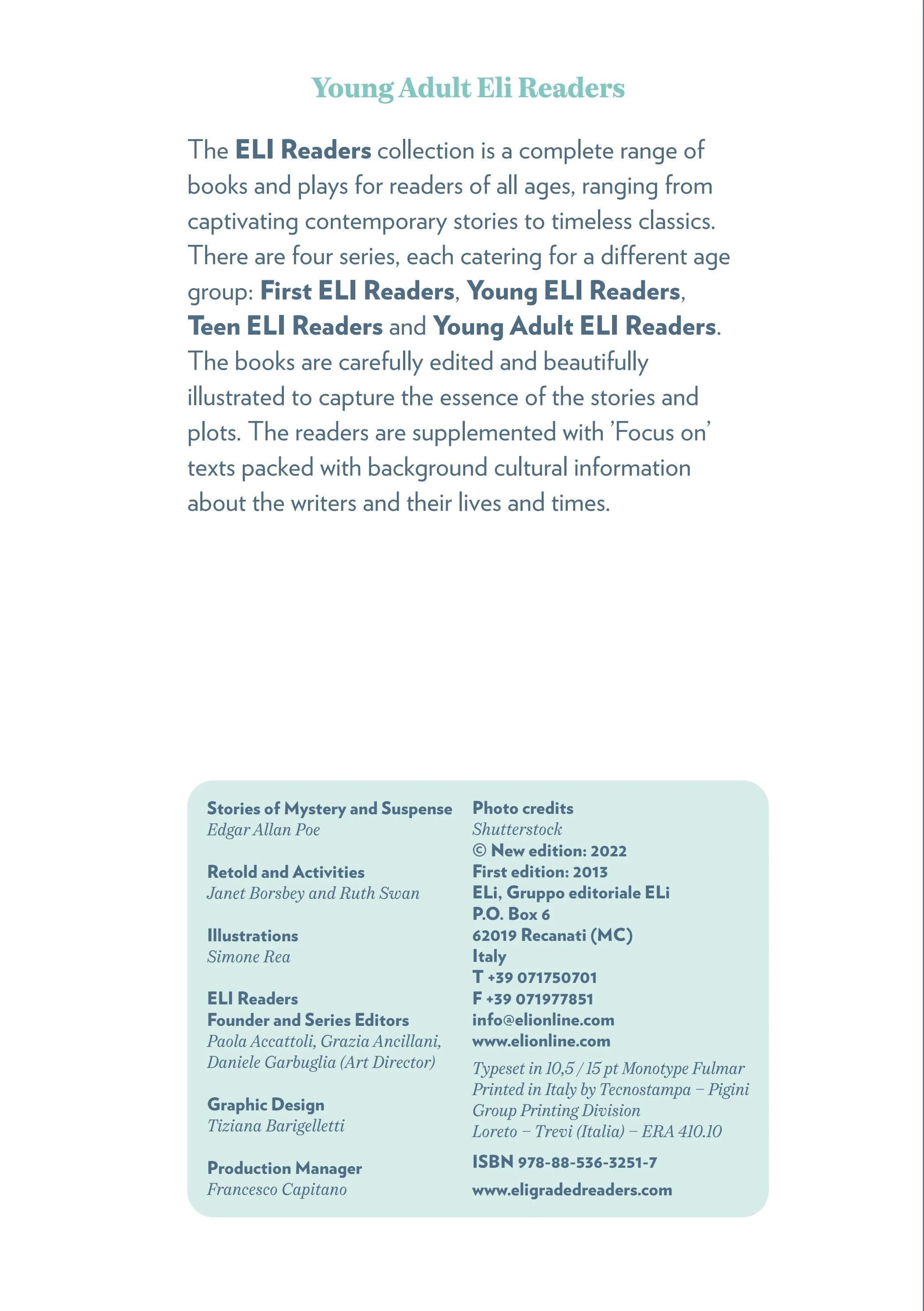 Bộ Young Adult ELI Readers - Stories Of Mystery And Suspense - Stage 4 B2 - Downloadable Audio Files - Ảnh 5