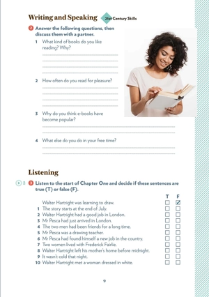 bộ young adult eli readers - the woman in white - stage 3 b1 - downloadable audio files - Ảnh 11