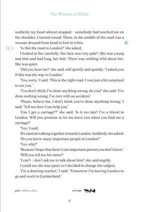 bộ young adult eli readers - the woman in white - stage 3 b1 - downloadable audio files - Ảnh 13