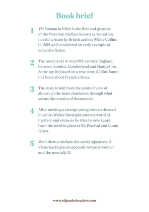 bộ young adult eli readers - the woman in white - stage 3 b1 - downloadable audio files - Ảnh 3