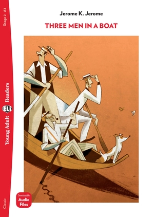 bộ young adult eli readers - three men in a boat - stage 2 a2 - downloadable audio files - Ảnh 2