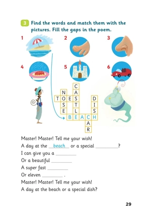 bộ young eli readers - aladdin and the magic lamp - stage 1 below a1 - downloadable multimedia - Ảnh 10