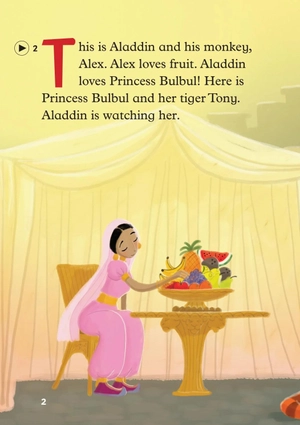 bộ young eli readers - aladdin and the magic lamp - stage 1 below a1 - downloadable multimedia - Ảnh 3