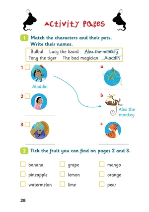 bộ young eli readers - aladdin and the magic lamp - stage 1 below a1 - downloadable multimedia - Ảnh 9