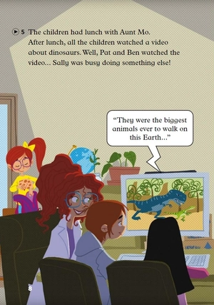 bộ young eli readers - dr domuch and the dinosaur egg - stage 3 a1.1 - downloadable audio files - Ảnh 10