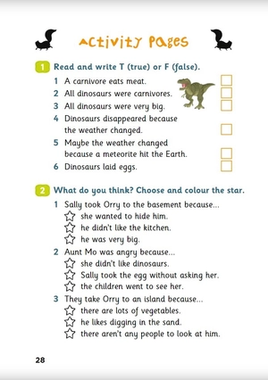 bộ young eli readers - dr domuch and the dinosaur egg - stage 3 a1.1 - downloadable audio files - Ảnh 11