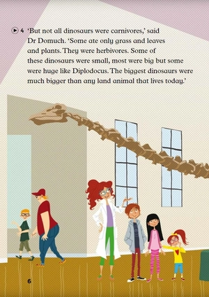 bộ young eli readers - dr domuch and the dinosaur egg - stage 3 a1.1 - downloadable audio files - Ảnh 8