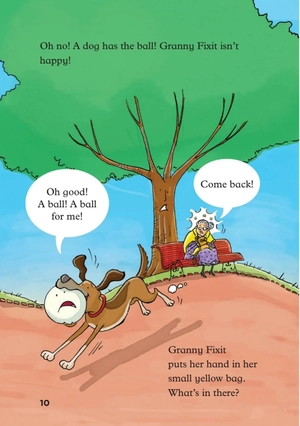 bộ young eli readers - granny fixit and the ball - stage 1 below a1 - downloadable audio files - Ảnh 12