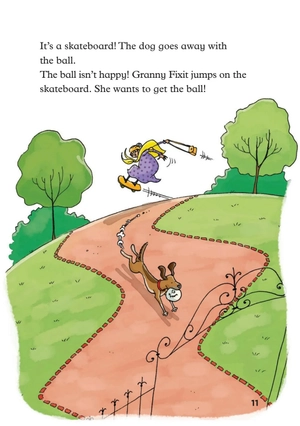 bộ young eli readers - granny fixit and the ball - stage 1 below a1 - downloadable audio files - Ảnh 13