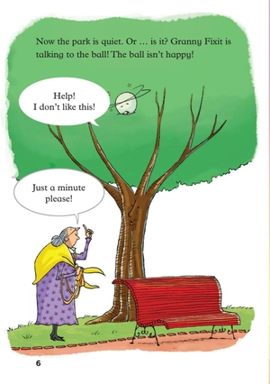 bộ young eli readers - granny fixit and the ball - stage 1 below a1 - downloadable audio files - Ảnh 8