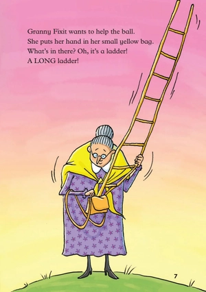 bộ young eli readers - granny fixit and the ball - stage 1 below a1 - downloadable audio files - Ảnh 9