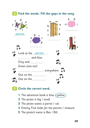 bộ young eli readers - granny fixit and the pirate - stage 1 below a1 - downloadable multimedia - Ảnh 10