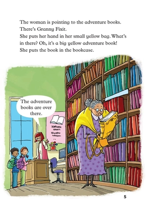 bộ young eli readers - granny fixit and the pirate - stage 1 below a1 - downloadable multimedia - Ảnh 6