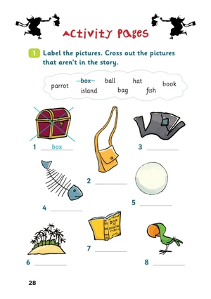 bộ young eli readers - granny fixit and the pirate - stage 1 below a1 - downloadable multimedia - Ảnh 9