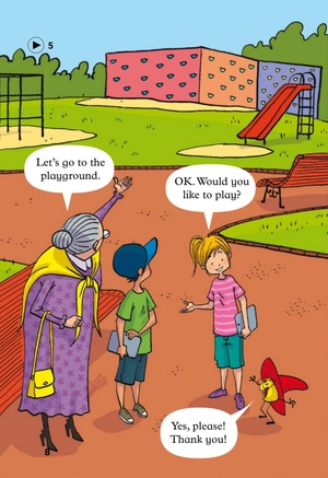 bộ young eli readers - granny fixit and the video game - stage 1 below a1 - downloadable multimedia - Ảnh 9