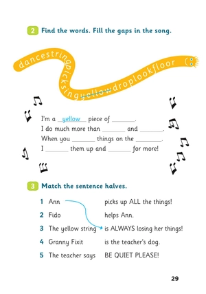 bộ young eli readers - granny fixit and the yellow string - stage 1 below a1 - downloadable multimedia - Ảnh 10