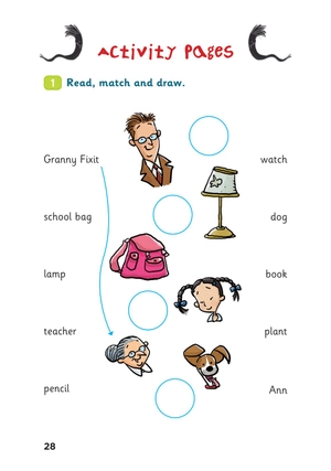 bộ young eli readers - granny fixit and the yellow string - stage 1 below a1 - downloadable multimedia - Ảnh 9