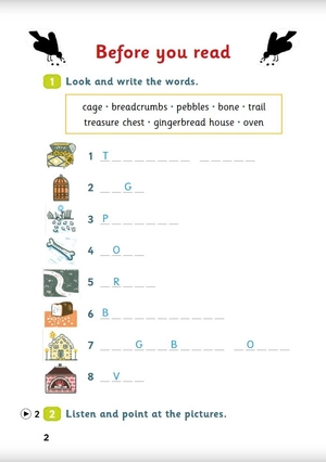 bộ young eli readers - hansel and gretel - stage 4 a2 - downloadable multimedia files - Ảnh 3