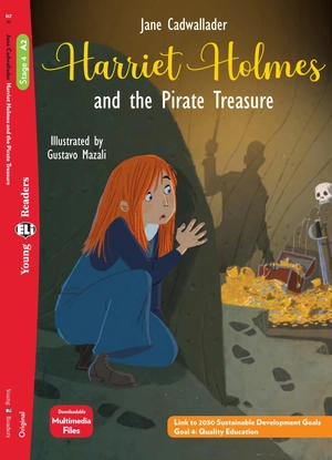 bộ young eli readers - harriet holmes and the pirate treasure - stage 2 a2 - downloadable multimedia - Ảnh 2