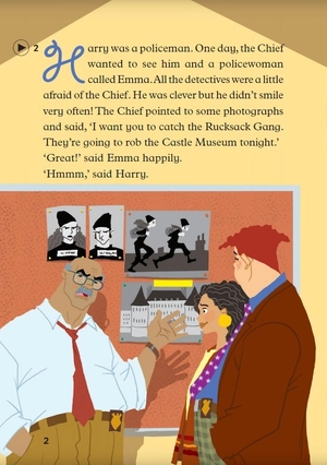 bộ young eli readers - harry and the crown - stage 4 a2 - downloadable multimedia - Ảnh 3